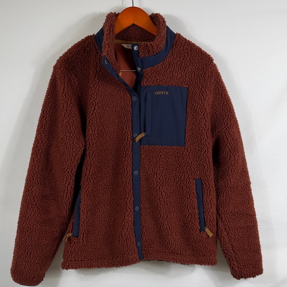 Orvis Other - Orvis‎ MAD RIVER JACKET in Ruset Color. Men’s XL. Full Snap Sherpa Jacket